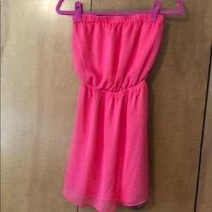 Express strapless dress